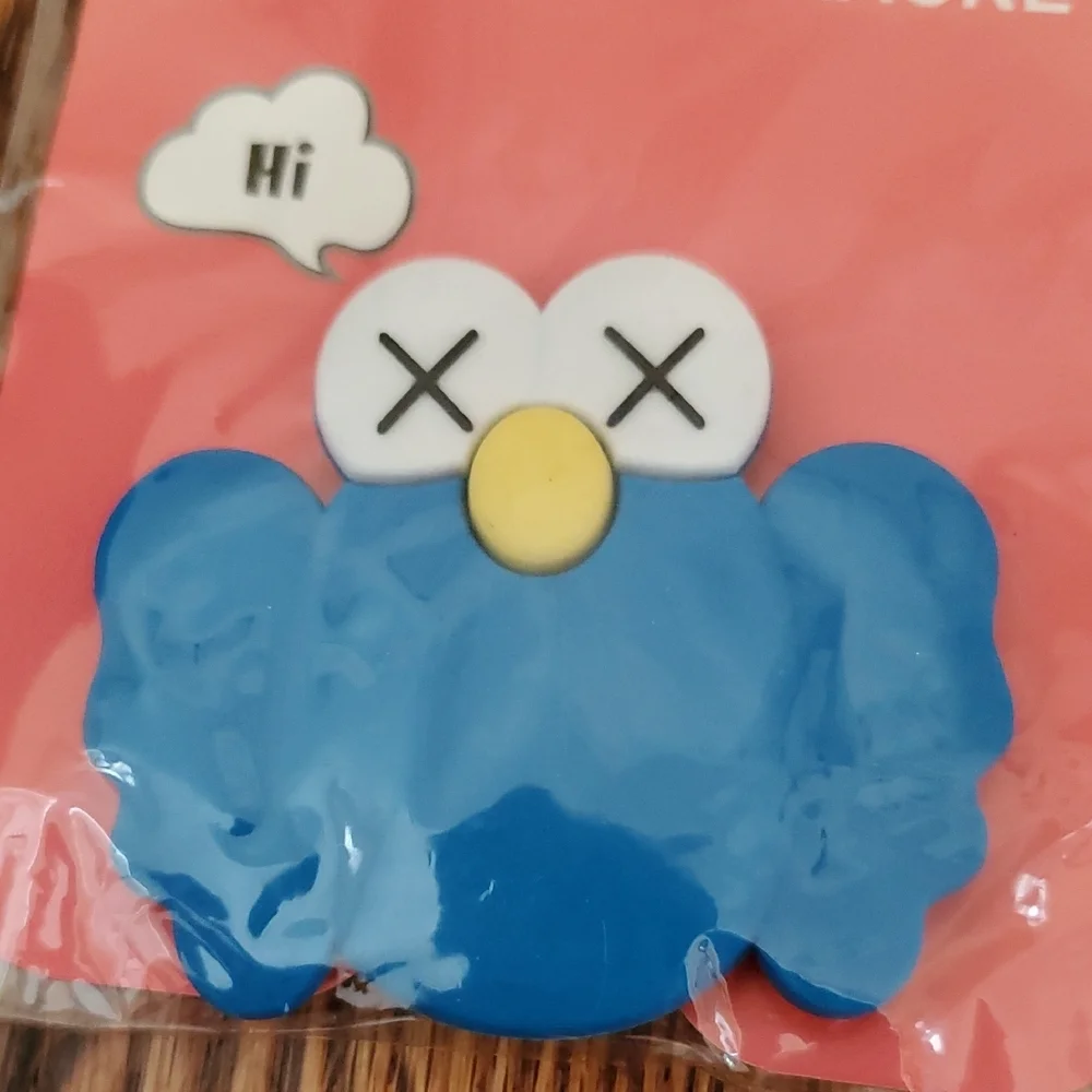 Set of 2 Air Bag Cell Phone Bracket - One Eyed Monster Head and Owl